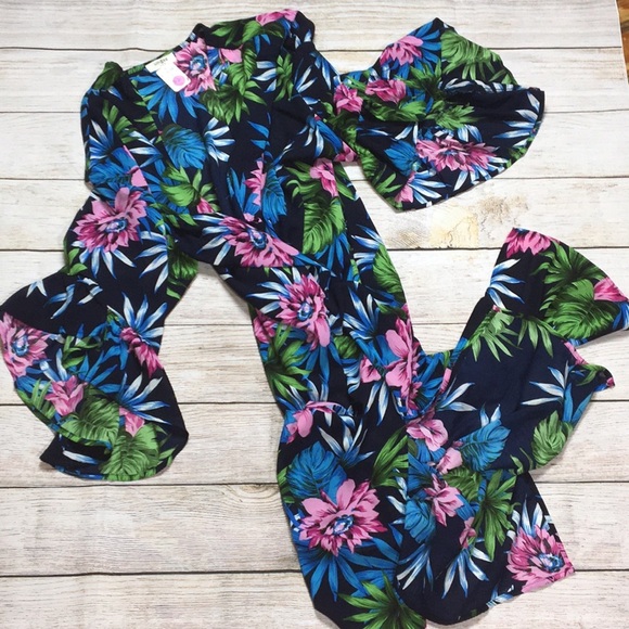 UMGEE Floral Kimono with Ruffle Sleeves NWT - Picture 5 of 7